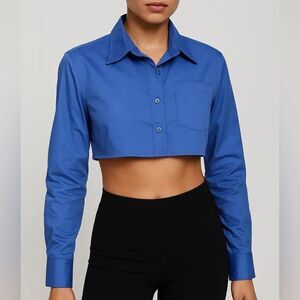 Revolve Gooseberry Intimates The Classic Crop Top in Blue